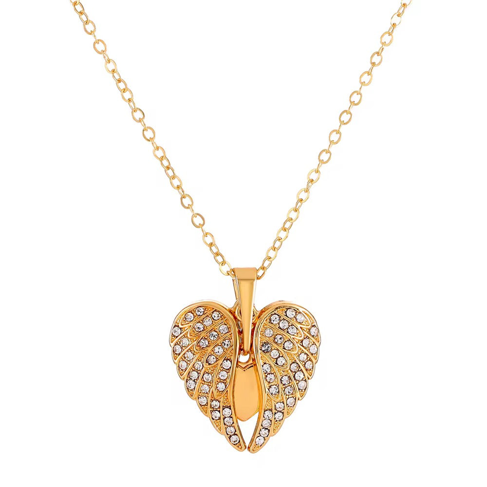 Aloura  - Collar Corazon Alado