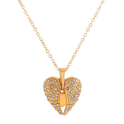 Aloura  - Collar Corazon Alado