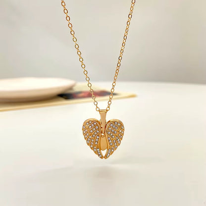 Aloura  - Collar Corazon Alado
