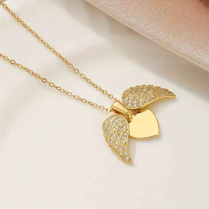 Aloura  - Collar Corazon Alado