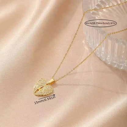 Aloura  - Collar Corazon Alado